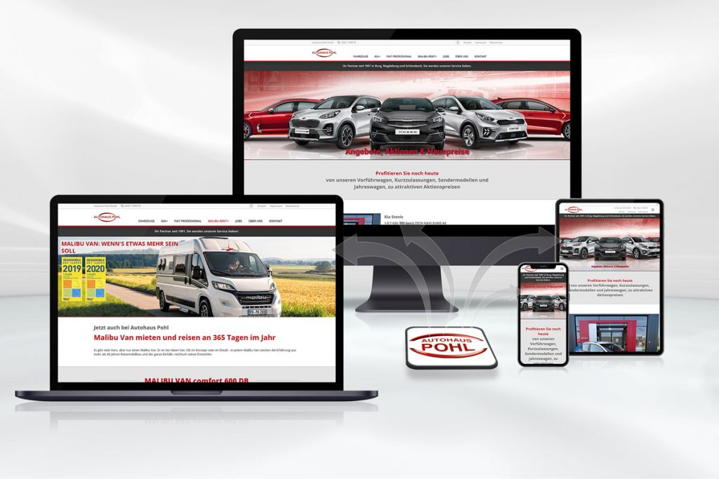 Webdesign Referenz Autohaus Pohl GmbH